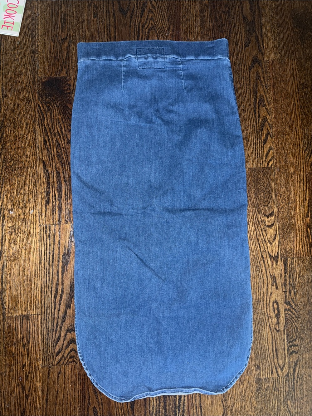 FRANK & EILEEN Donegal Unforgettable Denim Jean Skirt 1977 Medium Wash Grinding - Picture 6 of 6
